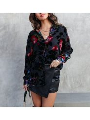 Milan Kiss Koszula w kolorze czarnym rozmiar: L. Czarne koszule damskie Milan Kiss, l, bez wzorów, bez kołnierzyka, bez ramiączek. Za 130.99 zł.