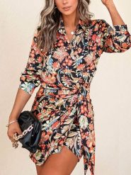 Milan Kiss Sukienka w kolorze czarno-pomarańczowym rozmiar: L. Czarne sukienki damskie Milan Kiss, l, bez wzorów, bez kołnierzyka, bez ramiączek, mini. Za 209.95 zł.