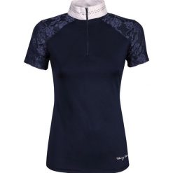 Koszulka do zawodów jeździeckich damska Harry's Horse Venice. Niebieskie t-shirty damskie HARRYS HORSE, s, bez wzorów, z koronki, bez kołnierzyka. Za 170.85 zł.