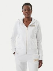 Versace Jeans Couture Bluza 80HAIT00 CF01T Biały Regular Fit. Białe bluzy bez kaptura damskie Versace Jeans Couture, s, z bawełny. Za 1,060.99 zł.