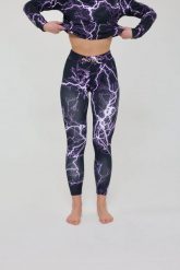 Legginsy termoaktywne – Thunderstruck damskie. Czarne legginsy damskie OOSC, l, bez wzorów, z materiału. Za 269.99 zł.