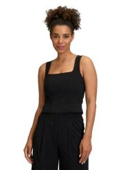 Vera Mont Top w kolorze czarnym rozmiar: 36. Czarne topy damskie Vera Mont, bez wzorów, z nylonu, bez kołnierzyka. Za 104.99 zł.