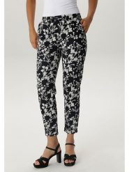 Aniston Spodnie w kolorze czarno-białym rozmiar: 38. Czarne spodnie materiałowe damskie Aniston, bez wzorów, z materiału, z podwyższonym stanem. Za 83.62 zł.