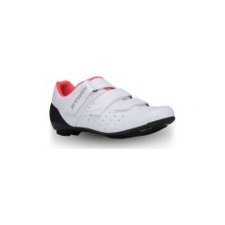Buty na rower ROADRACING 500. Czerwone buty sportowe na co dzień damskie B'TWIN, bez wzorów, z poliamidu, rowerowe. Za 219.99 zł.