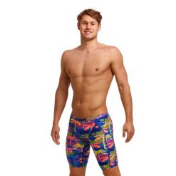 Kąpielówki spodenki męskie jammery treningowe na basen Funky Trunks. Kąpielówki męskie FUNKY TRUNKS, m, bez wzorów, do pływania. Za 244.77 zł.