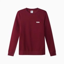 Bluza damska Puma ESS SMALL LOGO CREW FL 68831422. Fioletowe bluzy bez kaptura damskie Puma, m, z bawełny. Za 129.94 zł.