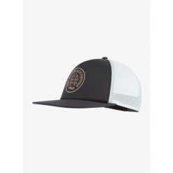 Czapka z daszkiem Rab Cirque Print Cap - beluga/pewter. Czarne czapki męskie RAB, bez wzorów. Za 119.99 zł.