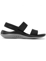 Crocs Sandały "LiteRide 360" w kolorze czarnym rozmiar: 36/37. Czarne sandały damskie Crocs, bez wzorów, bez obcasa. Za 175.67 zł.