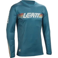 Koszulka rowerowa LEATT Jersey MTB Enduro 4.0. Niebieskie t-shirty sportowe męskie LEATT, z jersey, bez ramiączek, rowerowe. W wyprzedaży za 314.10 zł.