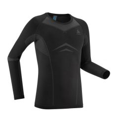 Koszulka termoaktywna narciarska męska Odlo Performance Evolution Warm. Czarne bielizna termoaktywna męska Odlo, l, bez wzorów. Za 289.99 zł.