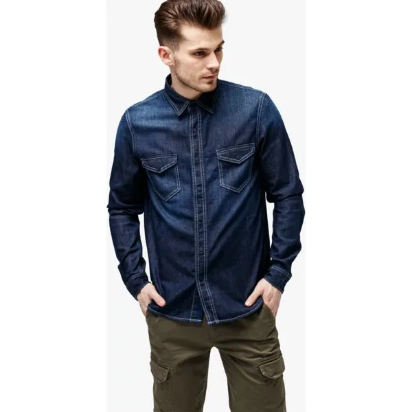 Timberland Koszula Ls Mumford River Denim Shirt Slim , szary, rozmiar XL. Szare koszule męskie Timberland, m, bez wzorów, z bawełny, bez kołnierzyka, bez ramiączek. W wyprzedaży za 215.99 zł.