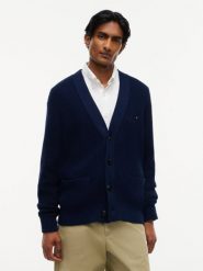 Tommy Hilfiger sweter Mężczyźni Bawełna (100%) niebieski, M. Niebieskie swetry męskie Tommy Hilfiger, na wiosnę, m, bez wzorów, z bawełny, bez kołnierzyka. Za 649.95 zł.