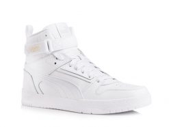 Buty męskie sportowe do chodzenia Puma RBD GAME. Białe buty sportowe na co dzień męskie Puma, z dresówki, bez zapięcia, trekkingowe. Za 238.00 zł.