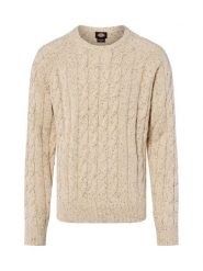 Dickies sweter z dzianiny Mężczyźni Bawełna beżowy, XS. Brązowe swetry męskie Dickies, m, bez wzorów, z bawełny, bez kołnierzyka. Za 279.95 zł.