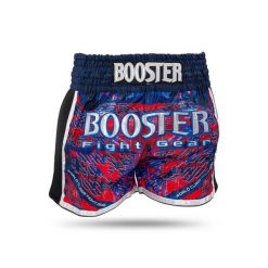 Szorty do boksu tajskiego Booster Fight Gear TBT Alien. Czerwone szorty damskie BOOSTER FIGHT GEAR, bez wzorów, z satyny. Za 253.00 zł.