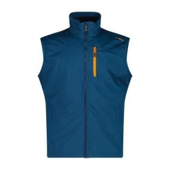 Kurtka softshell bez rękawów CMP. Niebieskie kurtki męskie CMP, m, bez wzorów, z softshellu, bez kaptura. Za 292.85 zł.