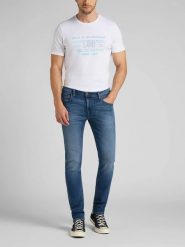 Lee Dżinsy - Slim fit - w kolorze niebieskim rozmiar: W38/L34. Niebieskie jeansy męskie Lee. Za 152.26 zł.