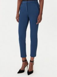Patrizia Pepe Spodnie materiałowe 8P082/ A715 Niebieski Slim Fit. Niebieskie spodnie materiałowe damskie Patrizia Pepe, bez wzorów, z materiału. Za 1,059.00 zł.