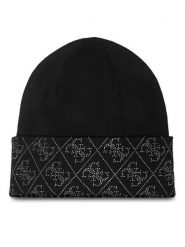 Guess Czapka W5BZ20 Z2NQ2 Czarny. Czarne czapki zimowe damskie Guess, z wiskozy. Za 203.99 zł.