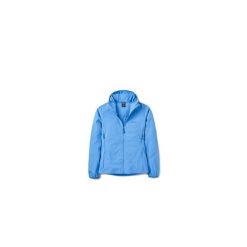 Kurtka softshell damska Borealis Hoody Women. Niebieskie kurtki softshell damskie RAB, bez wzorów, z softshellu, z kapturem. Za 539.99 zł.