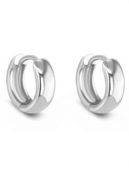 DI GIORGIO Srebrne kolczyki-kreole rozmiar: onesize. Szare kolczyki damskie DI GIORGIO, srebrne. Za 86.99 zł.