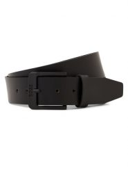 BOSS Skórzany pasek Mężczyźni skóra czarny, 100. Czarne paski męskie Boss, bez wzorów, ze skóry, eleganckie. Za 279.95 zł.