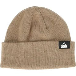 Czapka SOS Golte. Brązowe czapki zimowe damskie SOS. Za 166.00 zł.