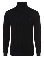 Gant Sweter Mężczyźni Bawełna niebieski, M. Niebieskie swetry męskie Gant, m, bez wzorów, z bawełny, bez kołnierzyka. Za 749.95 zł.