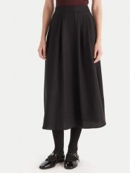 Marella Spódnica trapezowa Refuge 2525106012 Czarny Regular Fit. Czarne spódniczki damskie Marella, bez wzorów, z wiskozy, trapezowe. Za 729.99 zł.
