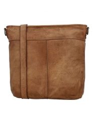 HIDE & STITCHES Skórzana torebka w kolorze jasnobrązowym - 35 x 30 x 10 cm rozmiar: onesize. Brązowe torebki klasyczne damskie HIDE & STITCHES, bez wzorów, z materiału, bez dodatków. Za 260.99 zł.