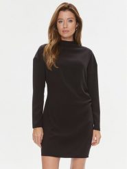 Calvin Klein Sukienka codzienna K20K206110 Czarny Regular Fit. Czarne sukienki damskie CALVIN KLEIN, na co dzień, bez wzorów, z syntetyku, bez kołnierzyka, bez ramiączek, proste. Za 749.99 zł.