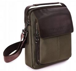 Męska Torba na Ramię (Listonoszka) - Pako Jeans - Brązowa. Brązowe saszetki męskie Pako Jeans, bez wzorów, z jeansu, na ramię, małe. Za 119.00 zł.