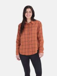 Marmot Koszula "Fairfax" w kolorze pomarańczowym rozmiar: XL. Pomarańczowe koszule damskie Marmot, xl, bez wzorów, bez kołnierzyka, bez ramiączek. Za 86.99 zł.