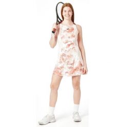 Sukienka tenisowa damska Lotto Tech IV-D2 dress. Czerwone sukienki damskie Lotto, m, bez wzorów, bez kołnierzyka, bez ramiączek. Za 319.00 zł.