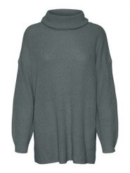 Vero Moda Golf w kolorze zielonoszarym rozmiar: S. Szare golfy damskie Vero Moda, s, bez wzorów, bez ramiączek. Za 96.95 zł.