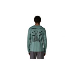 Koszulka turystyczna Long-Sleeved Capilene Cool Daily Shirt Cloud Crag. Zielone koszulki męskie z długim rękawem Patagonia, m. Za 289.99 zł.