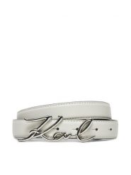 KARL LAGERFELD Pasek Damski 205W3103 Écru. Paski damskie Karl Lagerfeld, bez wzorów, ze skóry. Za 369.99 zł.