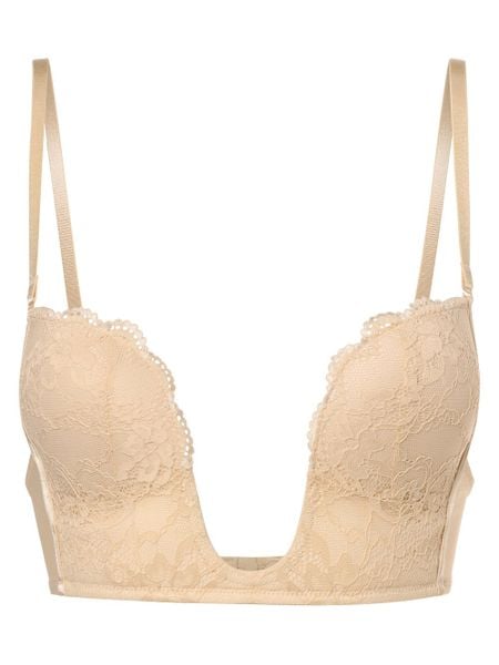 MAGIC Bodyfashion biustonosz V-Bra Lace Kobiety beżowy, 80C. Brązowe biustonosze Magic Bodyfashion, bez wzorów. Za 209.95 zł.
