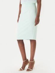 Rinascimento Spódnica ołówkowa CFC0128651003 Zielony Slim Fit. Zielone spódniczki damskie RINASCIMENTO, s, bez wzorów, z syntetyku, ołówkowe. Za 349.99 zł.