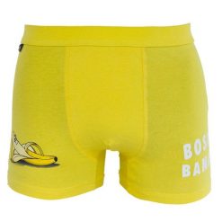 Żółte Bokserki Męskie Moraj. Żółte bokserki męskie Moraj, bez wzorów. Za 29.99 zł.