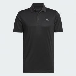 Koszulka Adi Performance Polo. Czarne koszulki polo męskie Adidas, m, bez wzorów, z materiału, bez ramiączek. Za 229.00 zł.
