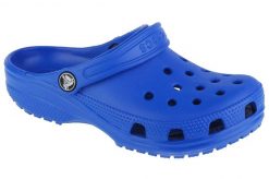 Sandały CROCS CLASSIC CLOG K Niebieski. Niebieskie sandały męskie Crocs, z gumy, bez zapięcia. Za 220.99 zł.