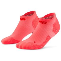 Damskie krótkie skarpety kompresyjne sportowe Core Run stopki Ultralight CEP. Białe skarpetki damskie CEP, bez wzorów, z elastanu. Za 69.00 zł.
