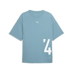 Męska koszulka treningowa Graphics o kroju oversize PUMA. Niebieskie t-shirty sportowe męskie Puma, m, bez ramiączek, do biegania. Za 129.00 zł.