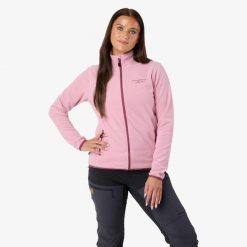 Bluza polarowa turystyka damska Swedemount Stryn Fleece szybkoschnąca. Czerwone bluzy bez kaptura damskie SWEDEMOUNT, z polaru. Za 169.99 zł.