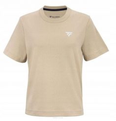 Koszulka tenisowa damska Tecnifibre Graphic Tee 2025. Brązowe bluzki sportowe damskie TECNIFIBRE, s, bez wzorów, z bawełny, bez ramiączek. Za 149.99 zł.