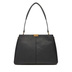 Torebka Tommy Hilfiger. Czarne torebki klasyczne damskie Tommy Hilfiger, bez wzorów, bez dodatków. Za 719.99 zł.
