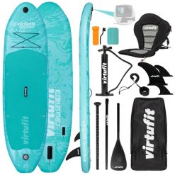Deska SUP Cruiser 305 - Z siedziskiem kajakowym, akcesoriami i torbą transportow. Czerwone torebki klasyczne damskie VIRTUFIT, bez wzorów, z materiału, bez dodatków. Za 1,271.00 zł.