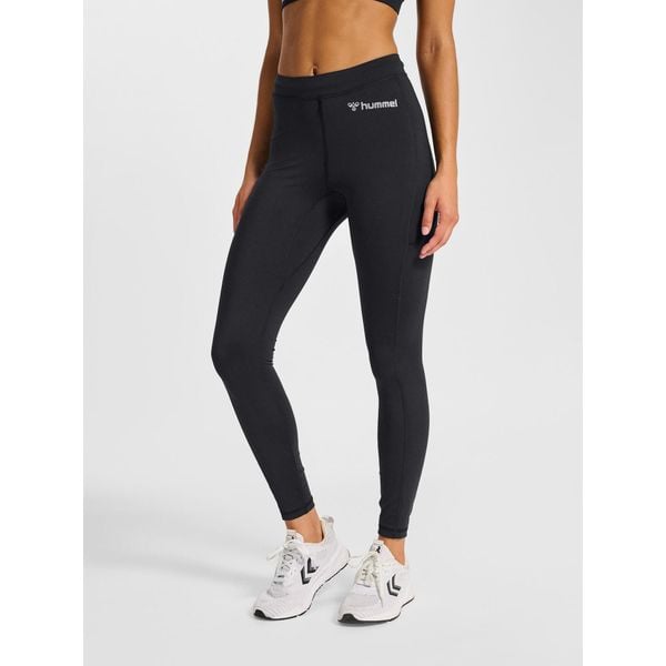 Damskie legginsy Hummel. Czarne legginsy damskie HUMMEL, bez wzorów, do biegania. Za 168.50 zł.