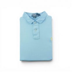 Second life - Koszulka polo męska Polo Ralph Lauren turkusowa - Stan dobry. Niebieskie koszulki polo męskie Ralph Lauren, l, bez wzorów, z materiału, bez ramiączek. Za 85.16 zł.